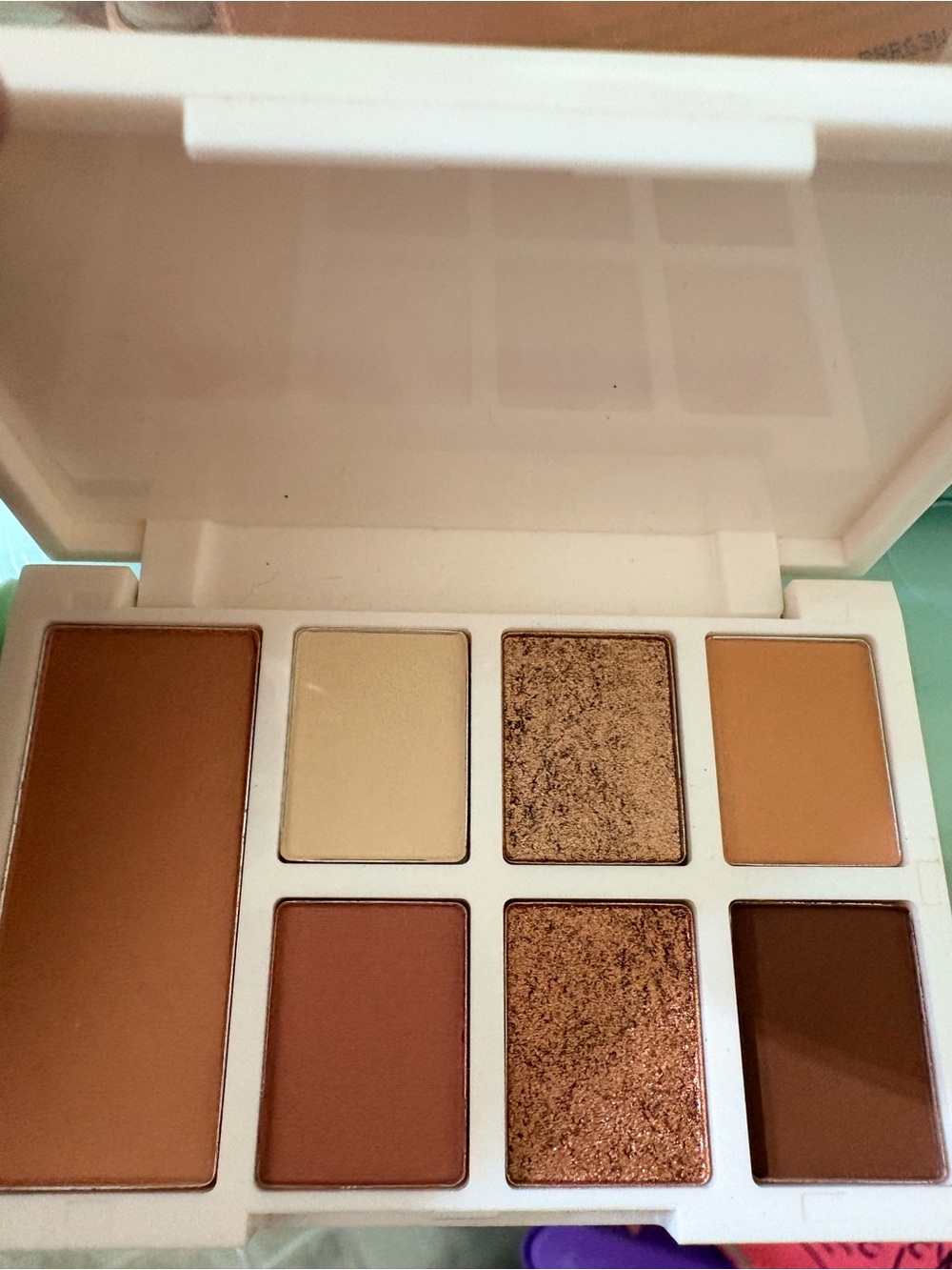 Neutral Eyeshadow Palette Half Caked- Warm Brown & Gold Shades